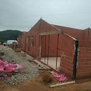 Casa en proceso de construcción